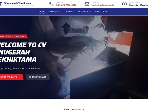 Anugerah Tekniktama Industrial Automation Website