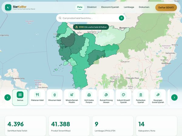 SiarKalBar - Portal Data Ekonomi Syariah Kalimantan Barat