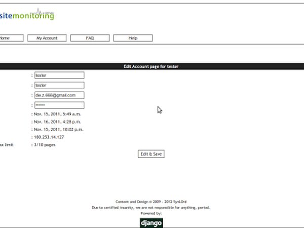 Website Content Monitoring